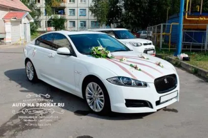 Весільні прикраси на машину, оформлення весільного автомобіля, прокат весільних прикрас авто,