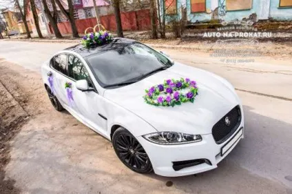 Весільні прикраси на машину, оформлення весільного автомобіля, прокат весільних прикрас авто,