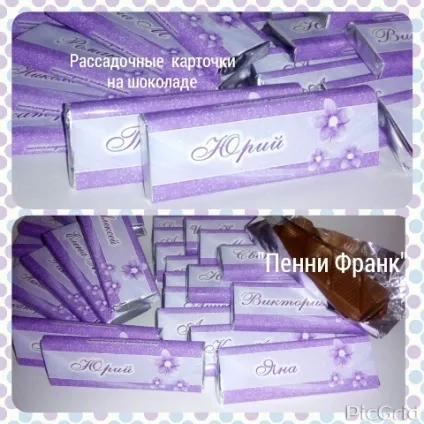 Весільний шоколад з фото на замовлення