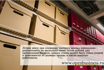 Свій бізнес приватний архів (як відкрити приватний архів) Свій бізнес приватний архів
