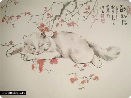 Теплі коти від gu yingzhi