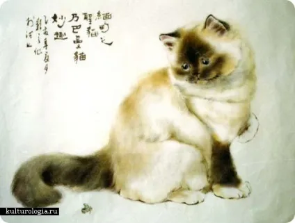 Теплі коти від gu yingzhi