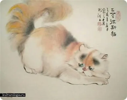 Теплі коти від gu yingzhi