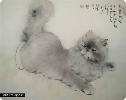 Теплі коти від gu yingzhi