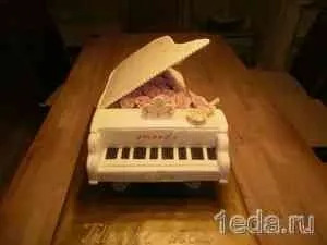 Торт білий рояль (подробиці), пастілаж (зробити) Торт білий рояль (подробиці), пастілаж