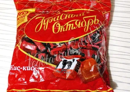 Торт з кукурудзяних паличок і ірисок - рецепт з фото (торт з кукурудзяних паличок і ірисок) Торт з кукурудзяних паличок і ірисок - рецепт з фото