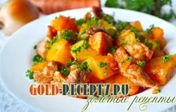 Тушкована картопля з м'ясом рецепт приготування з фото (рецепт) Тушкована картопля з м'ясом рецепт приготування з фото