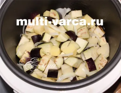 Тушковані баклажани з картоплею в мультиварці (мультиварці) Тушковані баклажани з картоплею в мультиварці