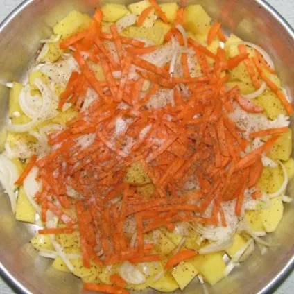 Тушкована картопля з м'ясом в духовці (тушкована картопля з м'ясом в духовці) Тушкована картопля з м'ясом в духовці