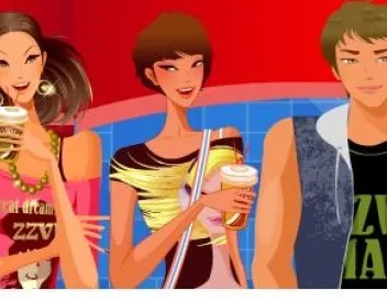 Вулиця магазинів - гра для дівчаток онлайн (дівчаток) Вулиця магазинів - гра для дівчаток онлайн
