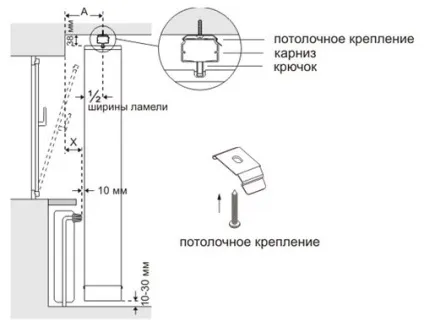 Установка вертикальних жалюзі своїми руками інструкція (установка) Установка вертикальних жалюзі своїми руками інструкція