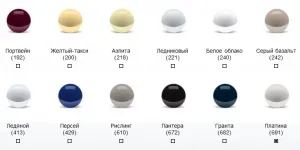 Ваз кольору кузова лада пріора, калина універсал, Ларгус, гранту, 2107 і секрети підбору (пріора) Ваз кольору кузова лада пріора, калина універсал, Ларгус, гранту, 2107 і секрети підбору