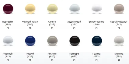 Ваз кольору кузова і їх огляд - сайт про товари новинки для авто (авто) Ваз кольору кузова і їх огляд - сайт про товари новинки для авто