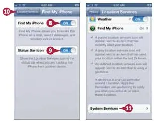 Вибір налаштувань приватності і місцезнаходження в iphone 5 - iphone - ipad