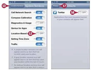 Вибір налаштувань приватності і місцезнаходження в iphone 5 - iphone - ipad