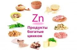 У яких продуктах міститься цинк (період лактації добу) У яких продуктах міститься цинк