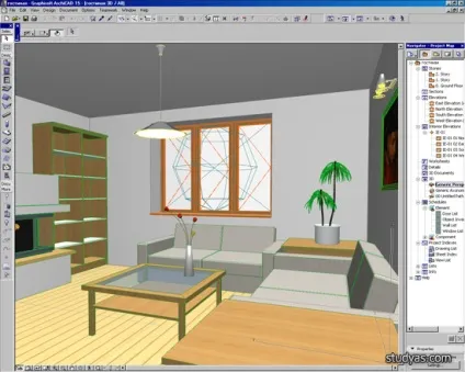 Візуалізація в archicad, школа (вами відкриється вікно) Візуалізація в archicad, школа