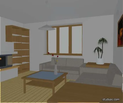 Візуалізація в archicad, школа (освітлення) Візуалізація в archicad, школа