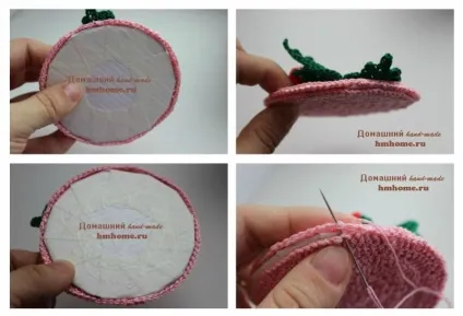 В'язана шкатулка з полуницею - домашній hand-made (полуницею) В'язана шкатулка з полуницею - домашній hand-made