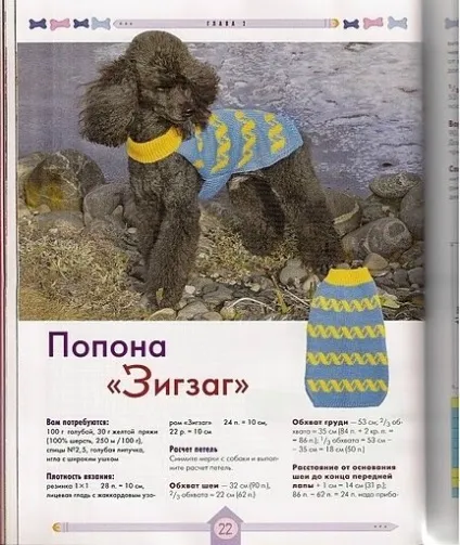 Вяжем для собак своїми руками