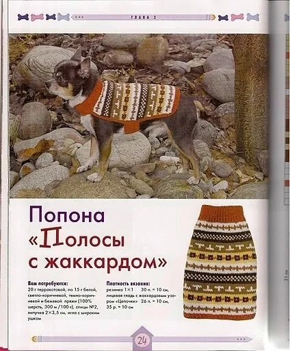 Вяжем для собак своїми руками