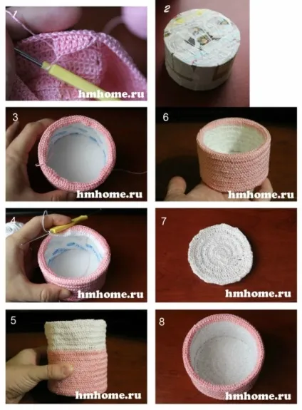 В'язана шкатулка з полуницею - домашній hand-made (в'язана) В'язана шкатулка з полуницею - домашній hand-made