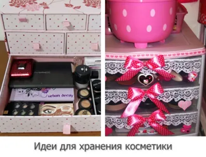 Зберігання косметики - цікаві ідеї і фото (ідеї) Зберігання косметики - цікаві ідеї і фото