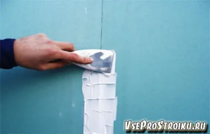 Закладення швів гіпсокартону (швів) Закладення швів гіпсокартону