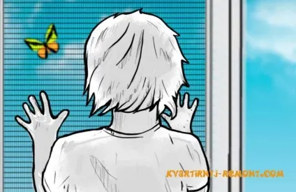 Захист на вікна від випадання дітей, фото та особливості (дітей) Захист на вікна від випадання дітей, фото та особливості