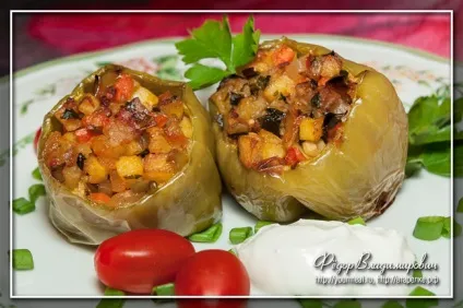 Запечена перець фарширований картоплею, домашні рецепти (запечений) Запечена перець фарширований картоплею, домашні рецепти