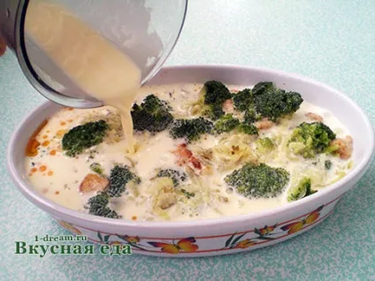 Запіканка з брокколі і курячого філе - з курки з овочами - смачна їжа (курячого) Запіканка з брокколі і курячого філе - з курки з овочами - смачна їжа