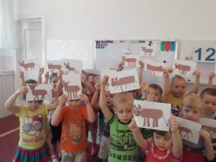 Заняття з аплікації в середній групі «на лузі пасуться ко ...» (доу) Заняття з аплікації в середній групі «на лузі пасуться ко ...»