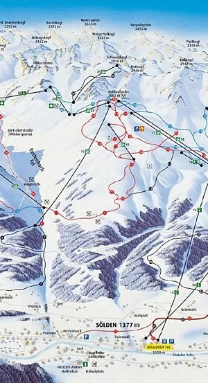 Зелені, сині, червоні та чорні траси - в чому різниця (гірськолижні траси) Зелені, сині, червоні та чорні траси - в чому різниця