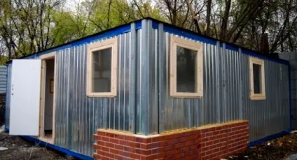 Зимові утеплені вагончики для проживання на дачі (базальтове волокно володіє) Зимові утеплені вагончики для проживання на дачі
