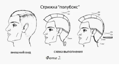 4 Варіанта стрижки напівбокс, haircutmen (пасом тім'яної області) 4 Варіанта стрижки напівбокс, haircutmen