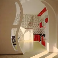 Арки з гіпсокартону в зал фото інтер'єру (арки) Арки з гіпсокартону в зал фото інтер'єру
