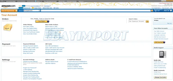 Amazon реєстрація, покрокова інструкція реєстрації на сайті амазон (покрокова) Amazon реєстрація, покрокова інструкція реєстрації на сайті амазон
