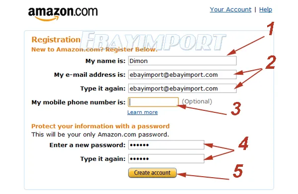 Amazon реєстрація, покрокова інструкція реєстрації на сайті амазон (покрокова) Amazon реєстрація, покрокова інструкція реєстрації на сайті амазон