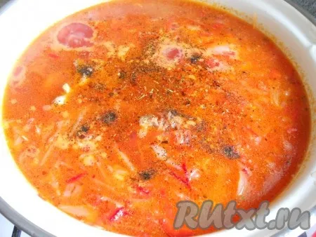 Борщ з помідорами - рецепт з фото (помідорами) Борщ з помідорами - рецепт з фото