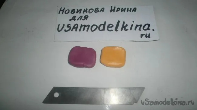 Браслет з півонією з пластики (браслет) Браслет з півонією з пластики