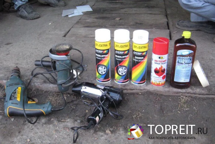 Що потрібно для фарбування автомобіля (потрібно фарбування автомобіля) Що потрібно для фарбування автомобіля