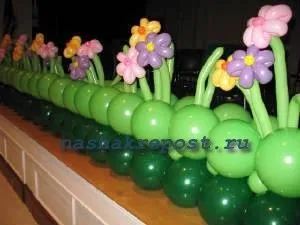 Квіти з повітряних кульок своїми руками (руками) Квіти з повітряних кульок своїми руками