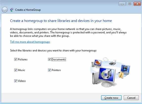 Що ж таке windows 7 homegroup