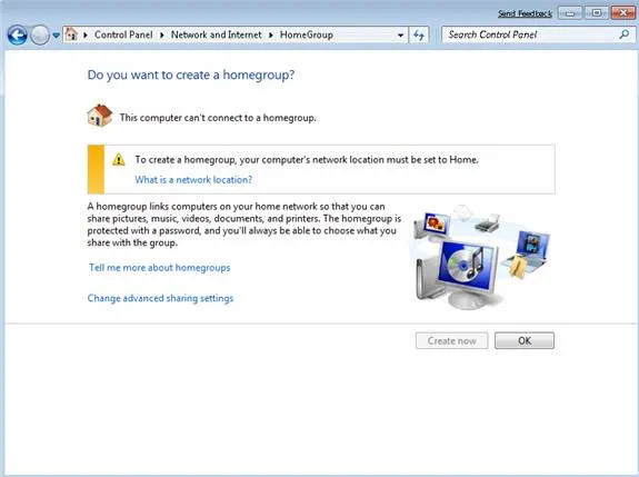 Що ж таке windows 7 homegroup