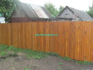Дерев'яний паркан своїми руками