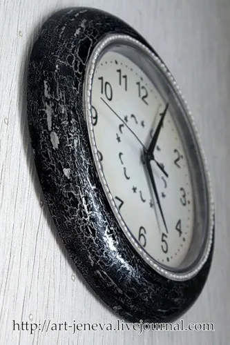 Декорування настінного годинника - ярмарок майстрів - ручна робота, handmade (декорування) Декорування настінного годинника - ярмарок майстрів - ручна робота, handmade