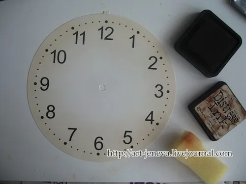 Декорування настінного годинника - ярмарок майстрів - ручна робота, handmade (годинники настінні для декору) Декорування настінного годинника - ярмарок майстрів - ручна робота, handmade