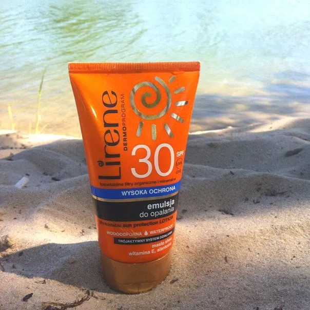 Емульсія для засмаги spf 30 від lirene (захищає клітин ушкоджень) Емульсія для засмаги spf 30 від lirene