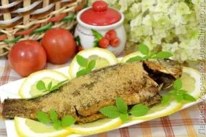 Фаршировані карасі з овочами в духовці (приготування цієї страви) Фаршировані карасі з овочами в духовці