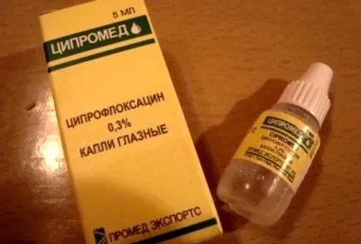 Очні краплі ципролет спосіб застосування і відгуки про препарат (ципролет) Очні краплі ципролет спосіб застосування і відгуки про препарат